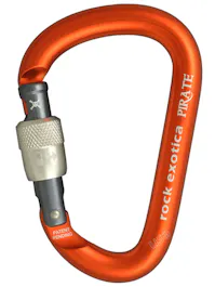Rock Exotica Pirate Karabiner with Screw Gate