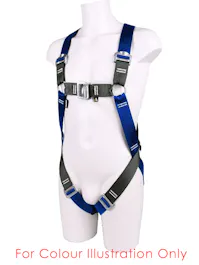Ridgegear RGH5 Three Point Rescue Harness(Front and Rear Connection Points)