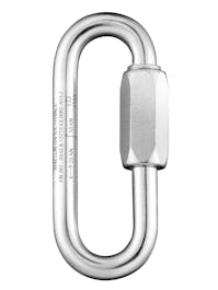 Maillon Rapide 10mm Long Opening Standard Shape Zinc Plated 'Galvanised' Steel (Quick link)