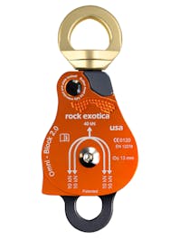 Rock Exotica Omni Block 2.0 Double Pulley with Integrated Swivel