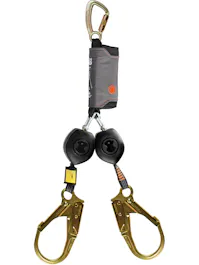 Skylotec Peanut Y Retractable Lanyard with ANSI Karabiners