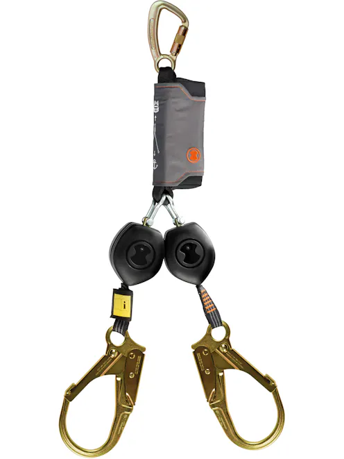 Skylotec Peanut Y Retractable Lanyard with ANSI Karabiners