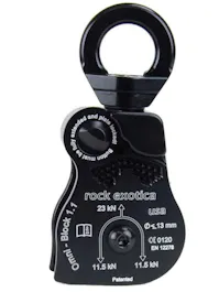Rock Exotica Omni Block 1.1 Single Swivel Pulley - Black