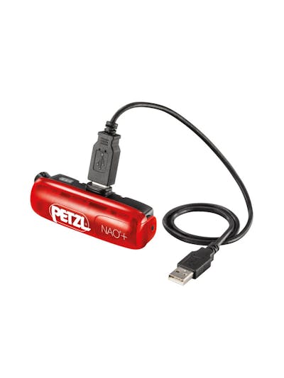 Petzl Nao Plus rechargeable headlamp self-adjusting lighting